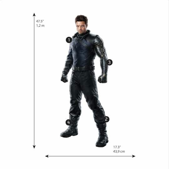 RoomMates Marvel Falcon & The Winter Soldier Peel & Stick Giant Wall Decal